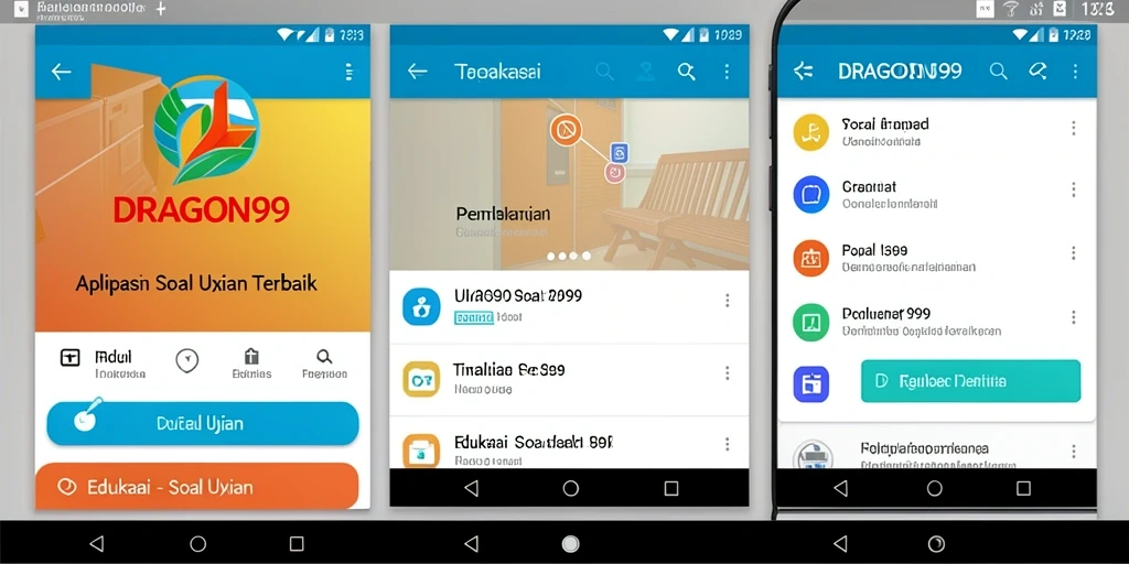 Tampilan antarmuka DRAGON99 yang intuitif dan edukatif.