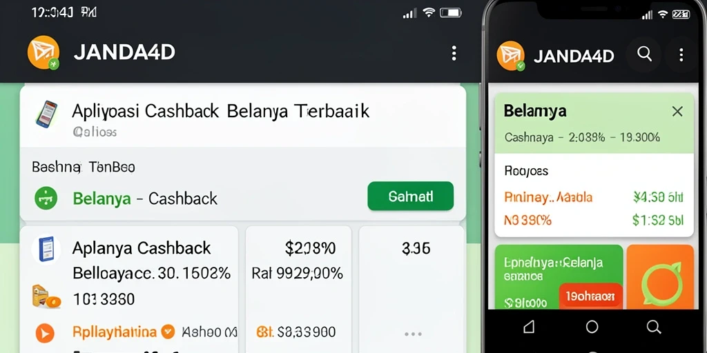 Tampilan antarmuka JANDA4D yang menampilkan berbagai penawaran cashback.